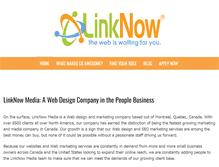 Tablet Screenshot of linknowmedia.net